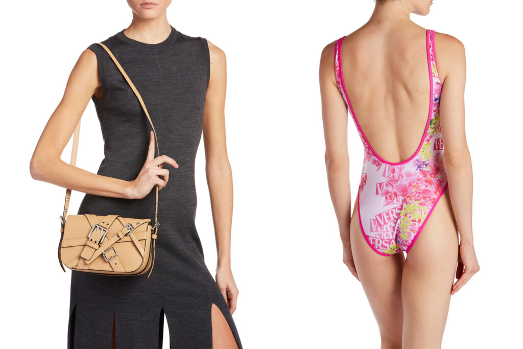 Fotografia di prodotti per e-commerce e e-shop realizzata da studio fotografico OG Studio di Vicenza, fotografia di abiti e costumi indossati da modella su sfondo bianco